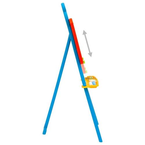 2-i-1 børnestaffeli med tavle og whiteboard
