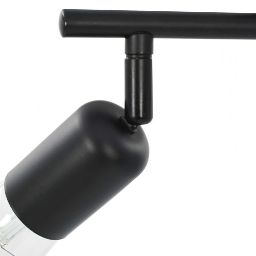 2-vejs spotlampe med glødepærer 2 W E27 sort