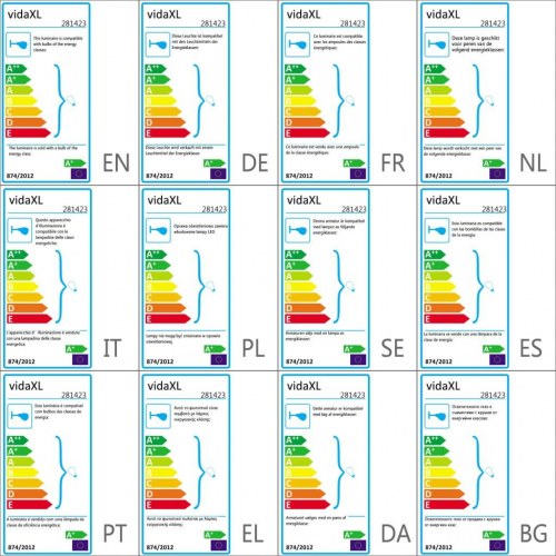 2-vejs spotlampe med glødepærer 2 W E27 sort