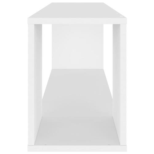 Tv-bord 100x24x32 cm konstrueret træ hvid