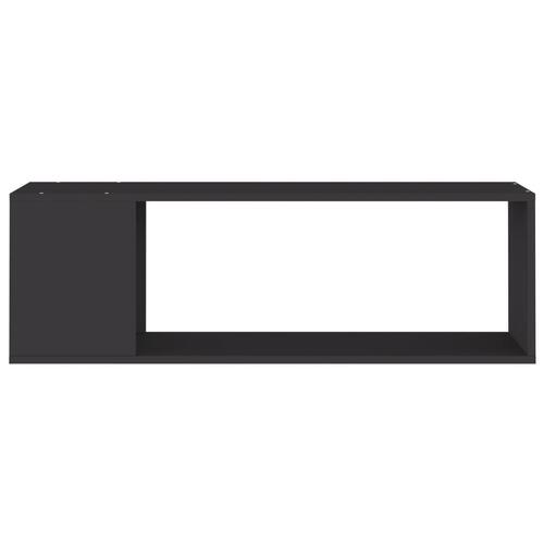 Tv-bord 100x24x32 cm konstrueret træ grå