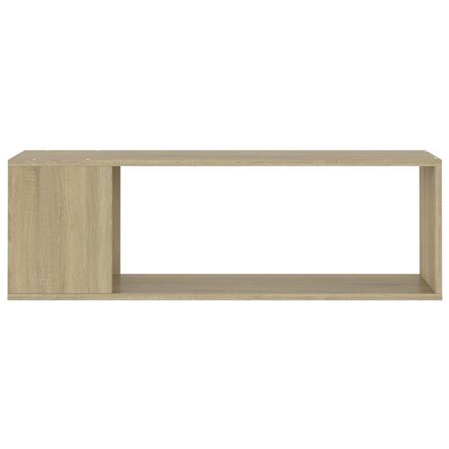 Tv-bord 100x24x32 cm konstrueret træ sonoma-eg