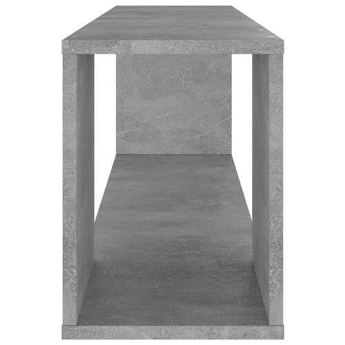 Tv-bord 100x24x32 cm konstrueret træ betongrå