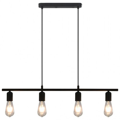 Loftlampe 80 cm E27 sort