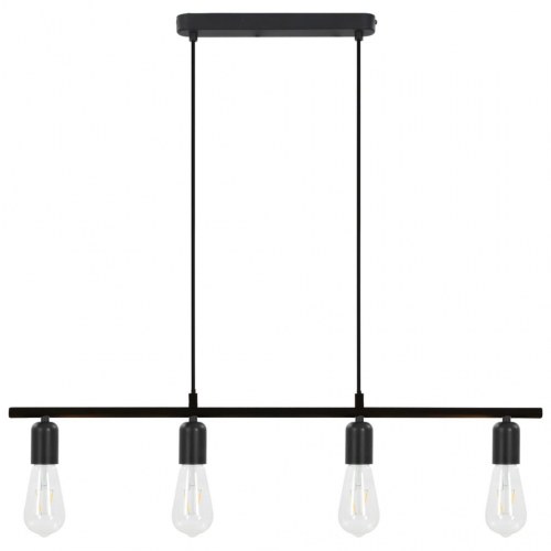 Loftlampe 80 cm E27 sort