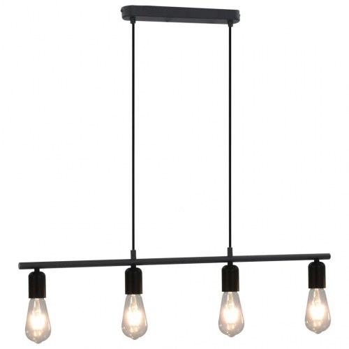Loftlampe 80 cm E27 sort