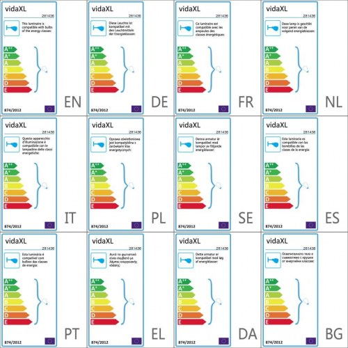 Loftlampe 80 cm E27 sort