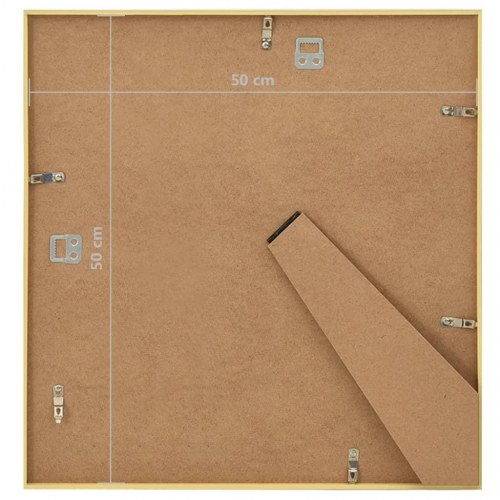 Billedrammer 5 stk. til væg 50x50 cm MDF guldfarvet