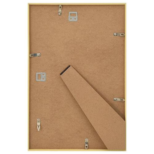 Billedrammer 5 stk. til væg 70x90 cm MDF guldfarvet