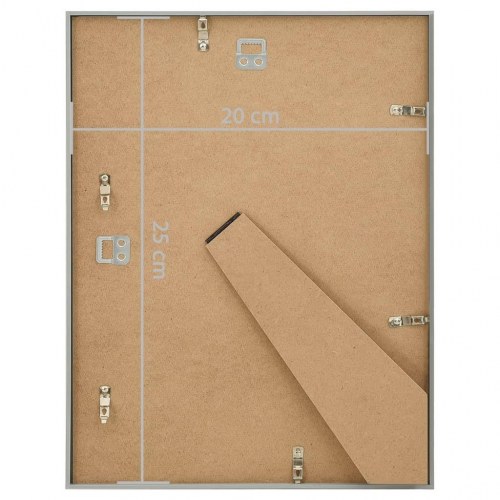 Billedrammer 10 stk. til bord 20x25 cm MDF sølvfarvet