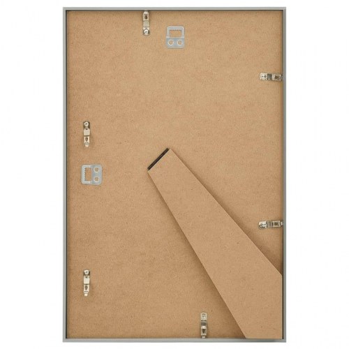 Billedrammer 5 stk. til væg eller bord 50x70 cm MDF sølvfarvet