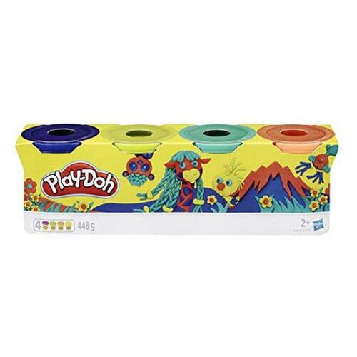 Modellervoks Spil Colores Silvestres Play-Doh E4867ES0 (4 stk)
