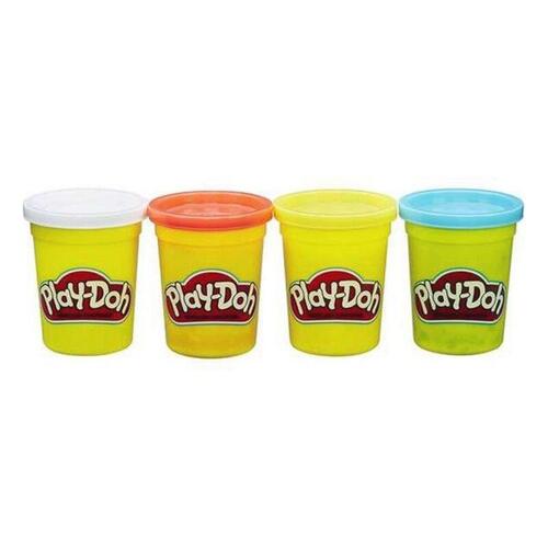 Modellervoks Spil Colores Silvestres Play-Doh E4867ES0 (4 stk)