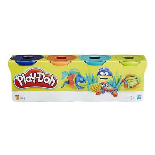 Modellervoks Spil Colores Silvestres Play-Doh E4867ES0 (4 stk)