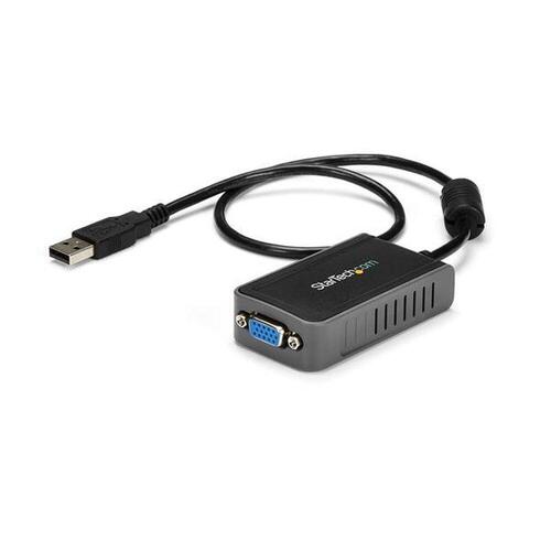 USB til VGA-adapter Startech USB2VGAE2 Sort