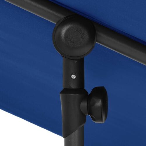 Parasol med aluminiumstang 2x1,5 m azurblå