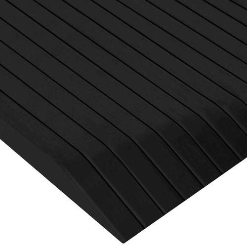 Tærskelrampe 110x41x5 cm gummi