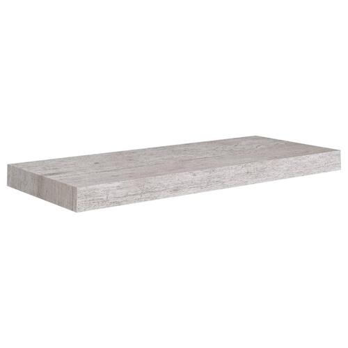 Væghylde 60x23,5x3,8 cm MDF betongrå