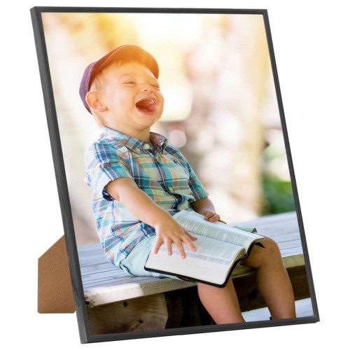 Billedrammer 5 stk. til bord 20x20 cm MDF sort