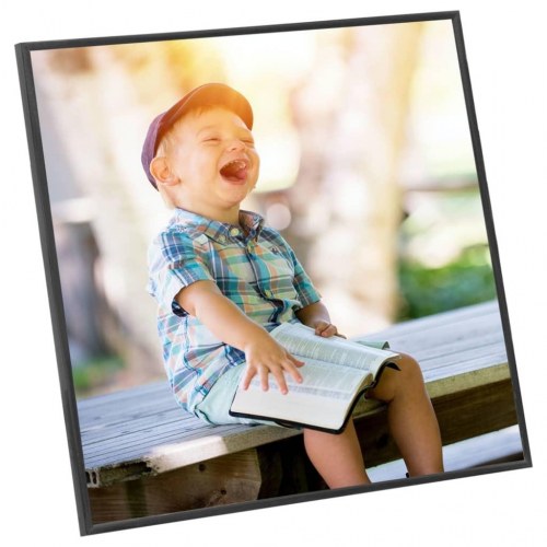 Billedrammer 5 stk. til bord 20x20 cm MDF sort