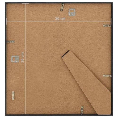 Billedrammer 5 stk. til bord 20x20 cm MDF sort