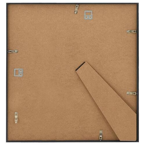Billedrammer 3 stk. til væg eller bord 30x30 cm MDF sort