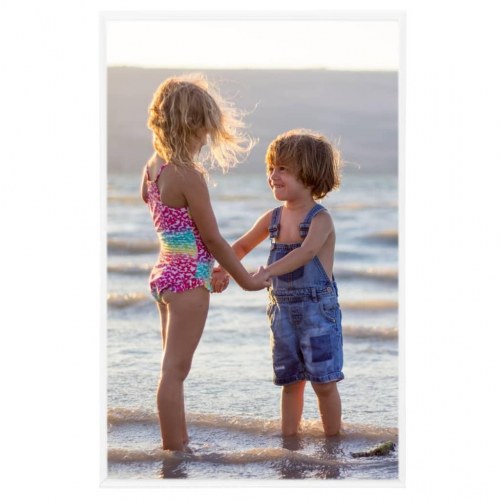 Billedrammer 5 stk. til bord 10x15 cm MDF hvid