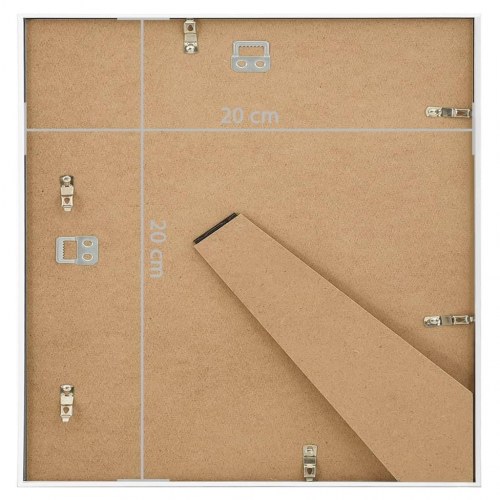 Billedrammer 3 stk. til bord 20x20 cm MDF hvid