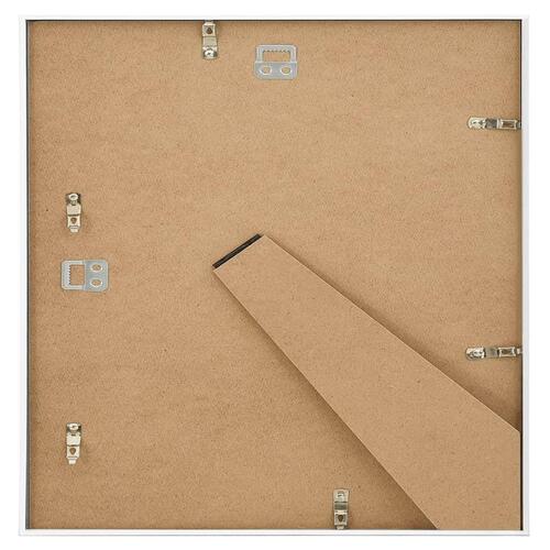 Billedrammer 5 stk. til væg eller bord 20x20 cm MDF hvid