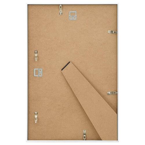 Billedrammer 3 stk. til væg eller bord 70x90 cm MDF hvid