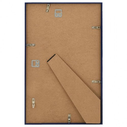 Billedrammer 3 stk. til bord 13x18 cm MDF blå