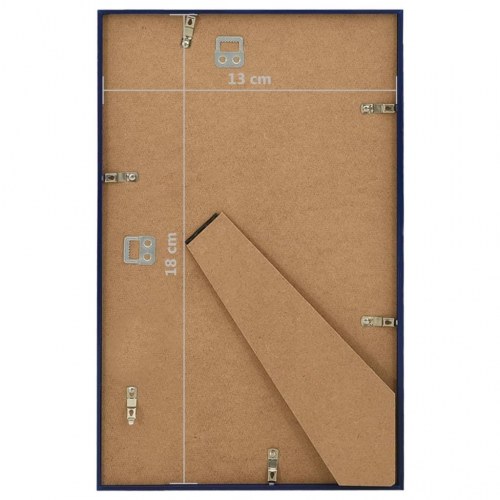 Billedrammer 3 stk. til bord 13x18 cm MDF blå