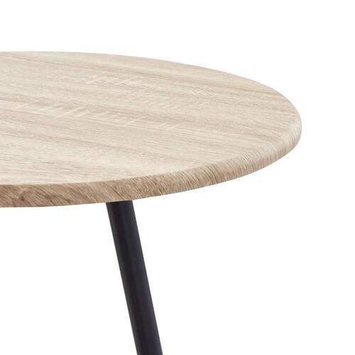 Barbord 60 x 107,5 cm MDF egetræsfarvet