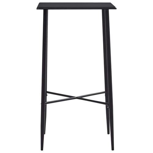 Barbord 60 x 60 x 111 cm MDF sort