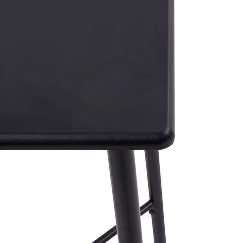 Barbord 60 x 60 x 111 cm MDF sort