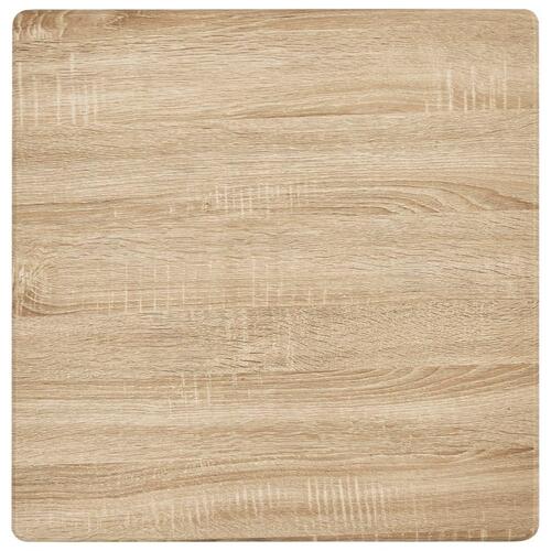 Barbord 60 x 60 x 111 cm MDF egetræsfarvet