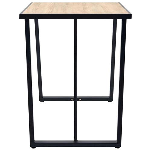 Spisebord 120 x 60 x 75 cm MDF egetræsfarve