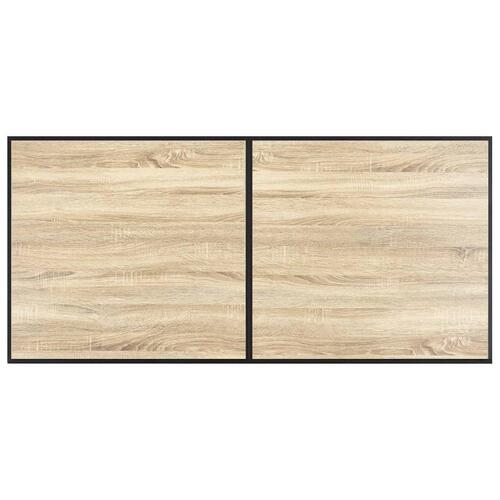 Spisebord 140 x 70 x 75 cm MDF egetræsfarve