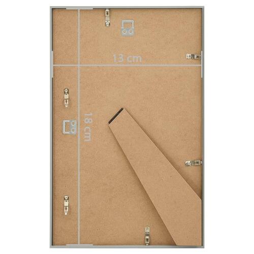 Billedrammer 3 stk. til bord 13x18 cm MDF sølvfarvet