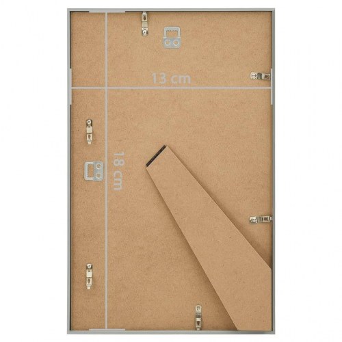 Billedrammer 10 stk. til bord 13x18 cm MDF sølvfarvet