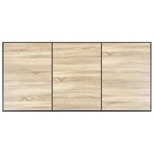Spisebord 200 x 100 x 75 cm MDF egetræsfarve