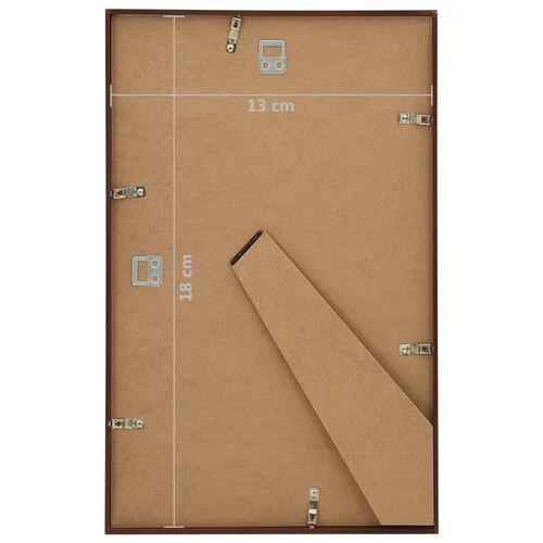 Billedrammer 3 stk. til bord 13x18 cm MDF bronzefarvet
