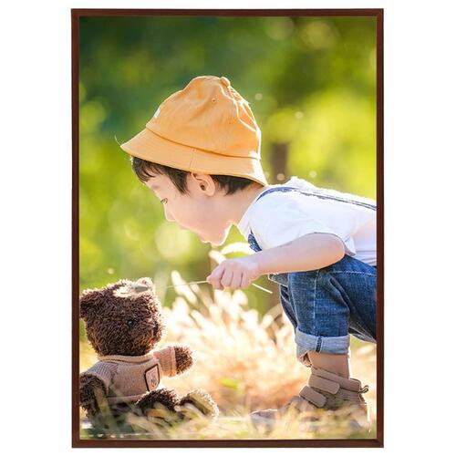 Billedrammer 3 stk. til bord 15x21 cm MDF bronzefarvet