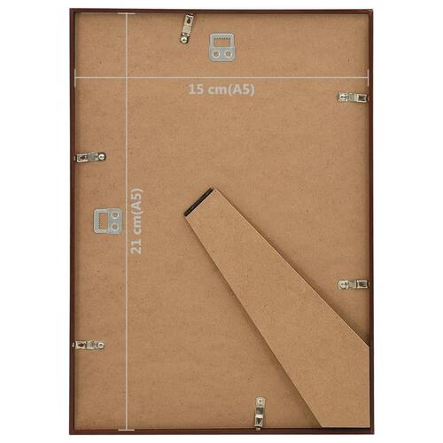 Billedrammer 3 stk. til bord 15x21 cm MDF bronzefarvet