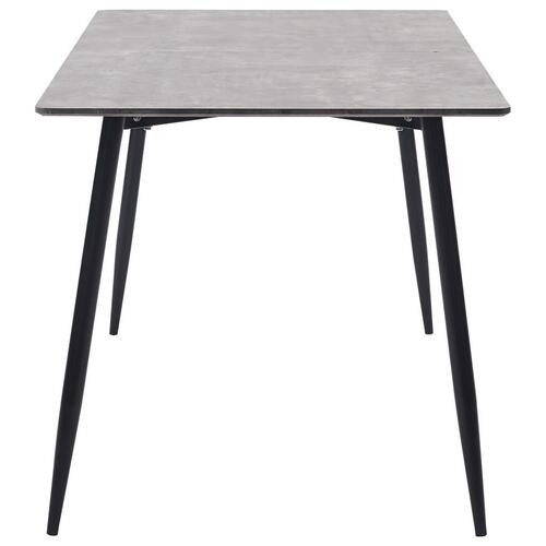 Spisebord 160 x 80 x 75 cm MDF grå