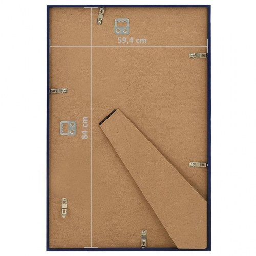 Billedrammer 5 stk. til væg 59,4x84 cm MDF blå