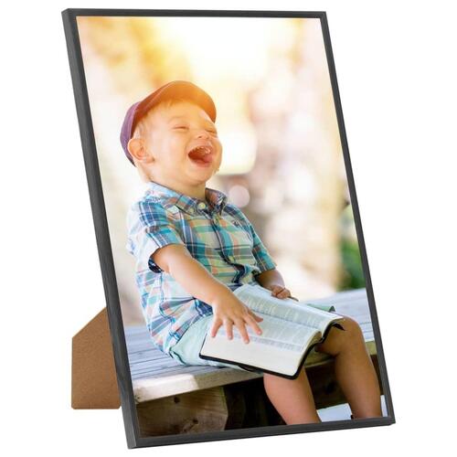 Billedrammer 3 stk. til bord 18x24 cm MDF sort