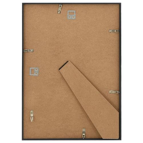Billedrammer 3 stk. til bord 18x24 cm MDF sort