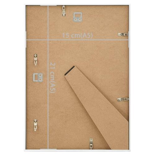 Billedrammer 3 stk. til bord 15x21 cm MDF hvid