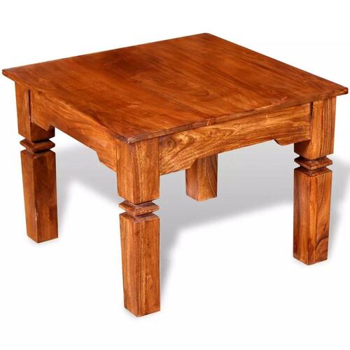 Sofabord 60x60x45 cm massivt træ